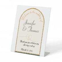 Vielen Dank, dass Sie unsere Hochzeit/Goldkante fe