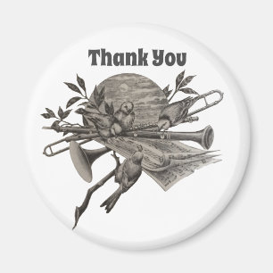 Vielen Dank, dass Sie Vintage Musikblätter mit Vög Magnet