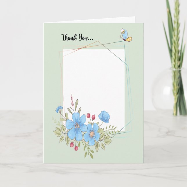 Vielen Dank, dass Sie zu Open House Add Foto gekom Karte (Vorderseite)