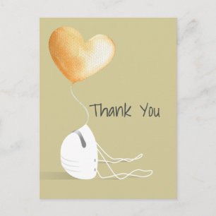 Vielen Dank - die Coronavirus Edition Postkarte