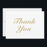 Vielen Dank, die goldfarbene, elegante Skriptkarte<br><div class="desc">Danke, goldfarbene, elegante Skriptkarte. Elegantes, modernes Design.</div>