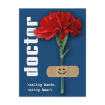 Vielen Dank Doktor | Glückliche Postkarten des Arz