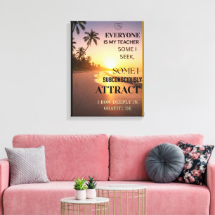🖼️ Vielen Dank - Elegante Leinwand Zitat Kunst