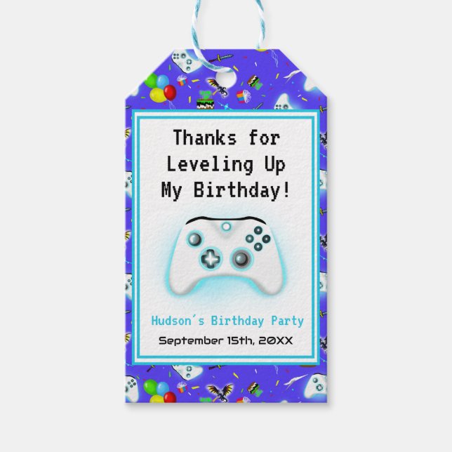 Vielen Dank Epic Gamer Birthday Critical Hit Geschenkanhänger (Vorderseite)