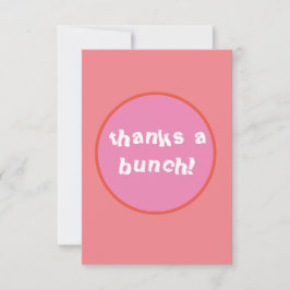 Vielen Dank! Flache Karten