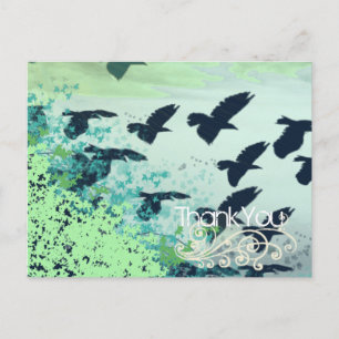 Vielen Dank - Flying Birds - Postkarte