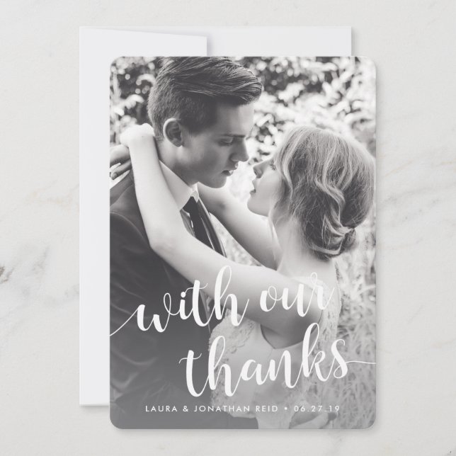 Vielen Dank | Foto Vielen Dank für Ihre Rückmeldun Dankeskarte