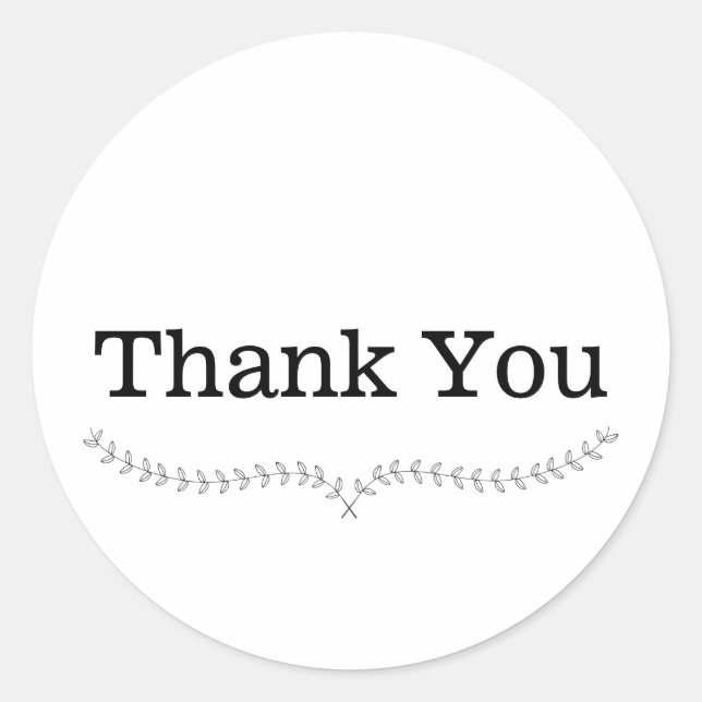 Vielen Dank, Frau Wreath Sticker (Vorderseite)