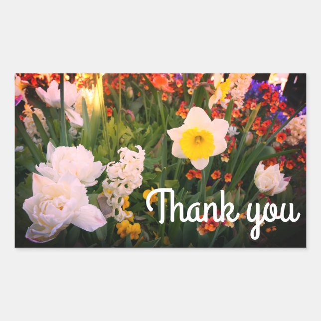 Vielen Dank! Frühlingsblumen #1-1 Stickers (Vorderseite)