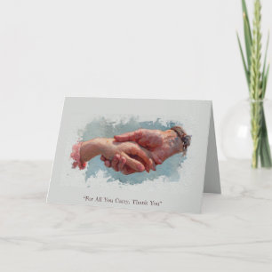 Vielen Dank für alle, die Sie tragen - Betreuung d Karte