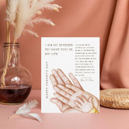 Vielen Dank für alles, Mama und Vater Card Dankeskarte