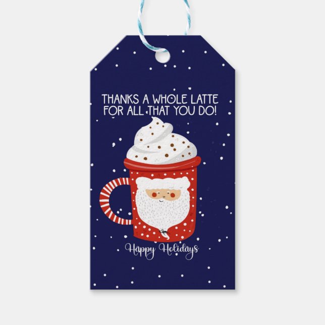 Vielen Dank für alles, was Sie tun! glückliche Fer Geschenkanhänger (Vorderseite)