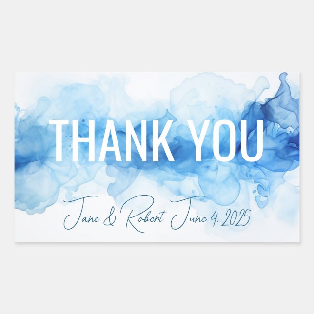 Vielen Dank für Aufkleber oder Umschlag Aufkleber  (Vorderseite)