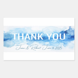 Vielen Dank für Aufkleber oder Umschlag Aufkleber 