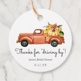 Vielen Dank für das Autofahren mit dem Herbst LKW Geschenkanhänger