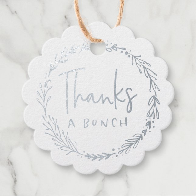 Vielen Dank für das Geschenkstück auf dem Tag (Vorderseite)