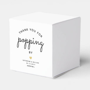 Vielen Dank für das Popping durch Gastgeschenk Hoc Geschenkschachtel