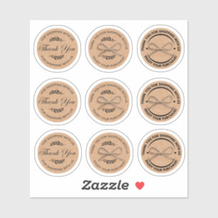 Vielen Dank für das Shopping mit uns, kraftwerk 9  Aufkleber