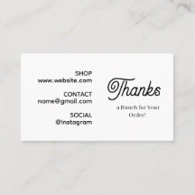 Vielen Dank für deine Bestellung | Monochrome mode