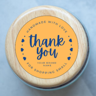 VIELEN DANK FÜR DEN EINKAUF KLEINER KLEINEN KLEINE RUNDER AUFKLEBER