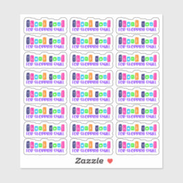 Vielen Dank für den Einkauf kleiner Vinyl-Aufklebe Aufkleber