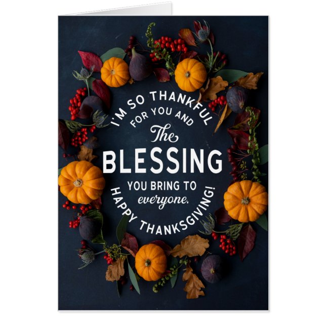 Vielen Dank für den Erntedank Segen für euch (Vorne)