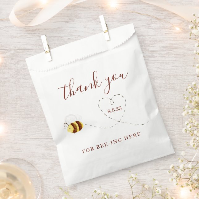 Vielen Dank für die Bee-ing Here Fevor Bags Geschenktütchen (Ausgeschnitten)