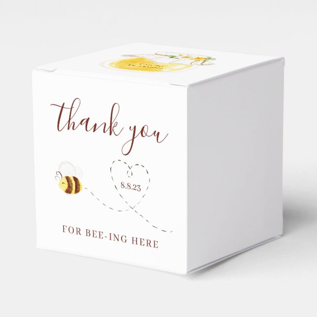 Vielen Dank für die Bee-ing Here Gevor Box Geschenkschachtel (Vorderseite)
