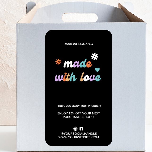 Vielen Dank für die Bestellung Retro | Mit Liebe h (Von Creator hochgeladen)