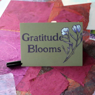 Vielen Dank für die blühenden Blume Karte