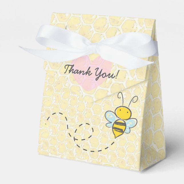 Vielen Dank für die Bumble Bee Honeycomb Candy Gev Geschenkschachtel (Vorderseite)