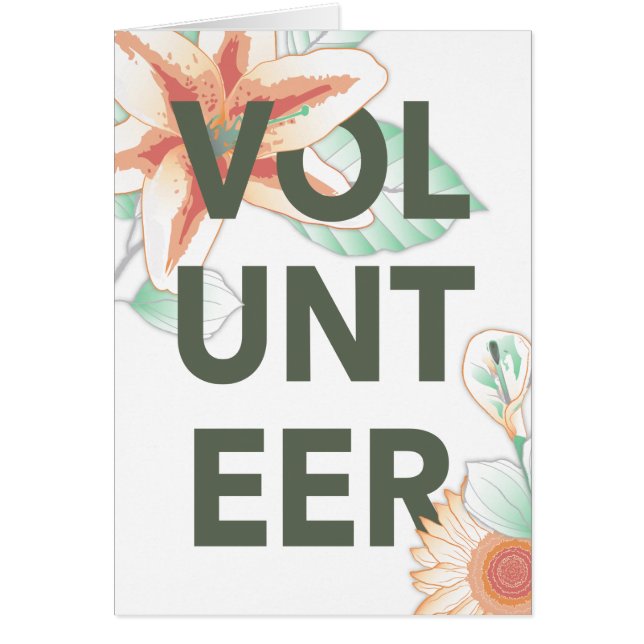 Vielen Dank für die ehrenamtliche Blume (Vorne)