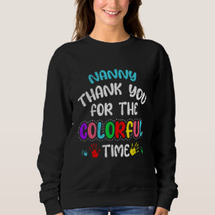 Vielen Dank für die farbenfrohe Zeit Vielen Dank, Sweatshirt