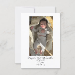 VIELEN DANK FÜR DIE KARTE FÜR BABY GIFT