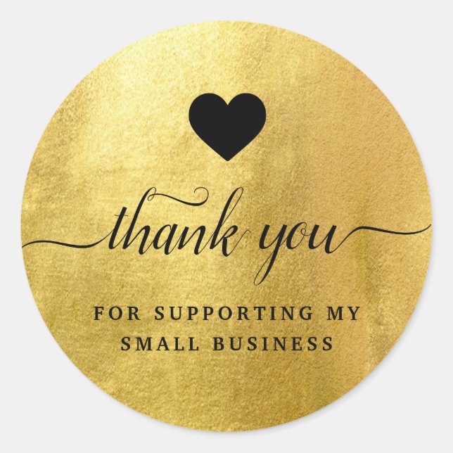 Vielen Dank für die klassische Rundaufkleber mit v Runder Aufkleber (Vorderseite)