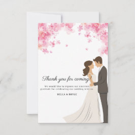 Vielen Dank für die kommende Einladungskarte