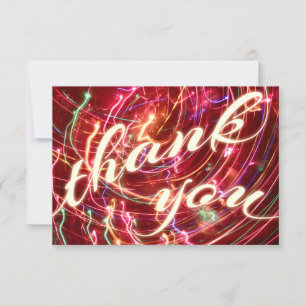 Vielen Dank für die leichte Party Postkarte