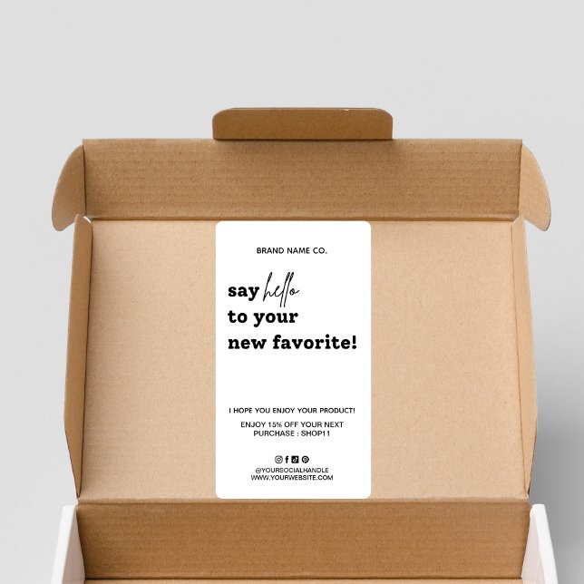 Vielen Dank für die moderne Bestellung | Hallo zu  (Von Creator hochgeladen)