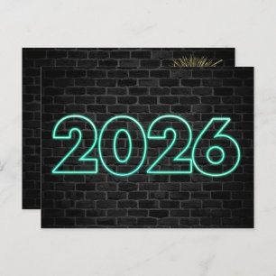 Vielen Dank für die Neon Sign 2025 Postkarte
