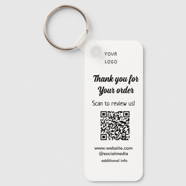 Vielen Dank für die Prüfung Ihrer Bestellung Überp Schlüsselanhänger (Vorderseite)