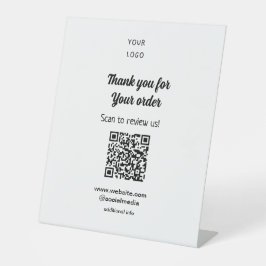 Vielen Dank für die Prüfung Ihrer Bestellung Überp Sockelschild