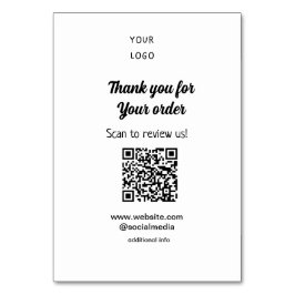 Vielen Dank für die Prüfung Ihrer Bestellung Überp Tischnummer