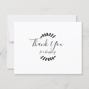 Vielen Dank für die Rabattkarte