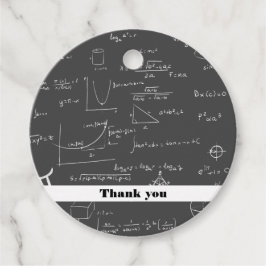 Vielen Dank für die schwarz-weiße Mathematik und G Geschenkanhänger