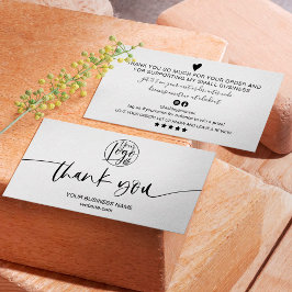 Vielen Dank für die Schwarz-weiße, moderne und min Visitenkarte