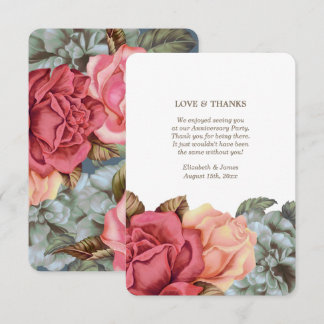 Vielen Dank für die Teilnahme an Party Cards zum J Einladung