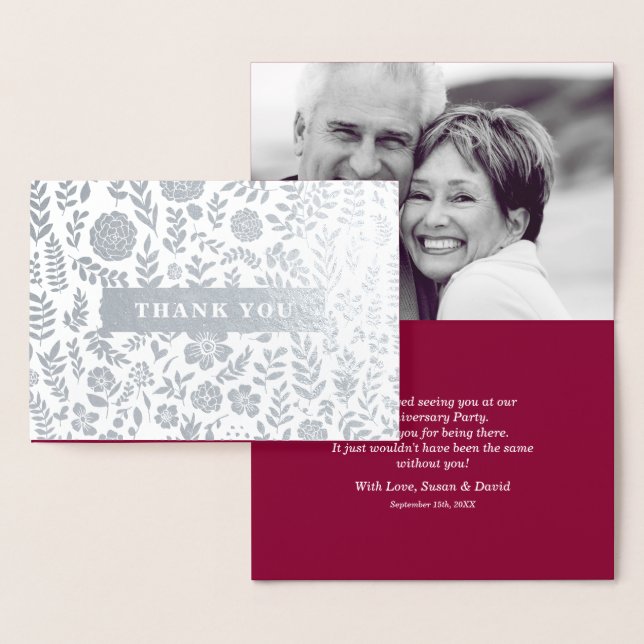 Vielen Dank für die Teilnahme an Party Cards zum J Folienkarte (Anzeige)