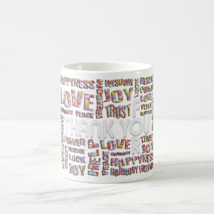 Vielen Dank für ... Herzen Kaffeetasse