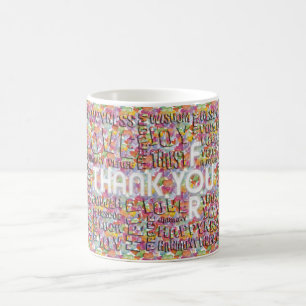 Vielen Dank für ... Herzmuster Tasse