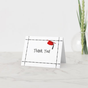 Vielen Dank für Ihr Abschluss Geschenk mit Roter C Dankeskarte